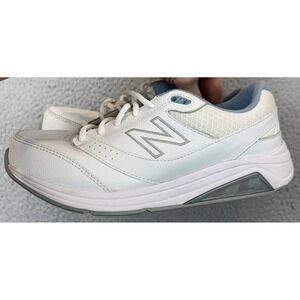 New Balance Sneakers Shoes Womens 8.5D 928v3 White Grey ROLLBAR Leather WW928WB3
